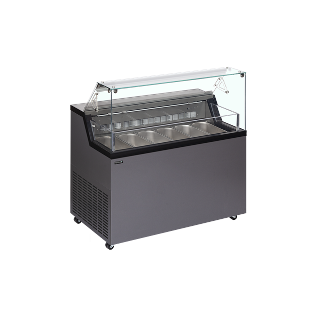 TFW-MIRABELLA 6 Frys för kulglass med serveringsyta