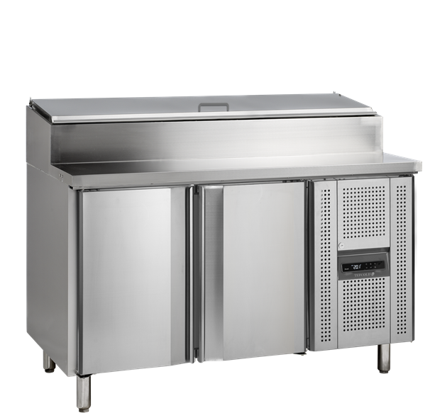 TFW-SS7200 Disk i rostfritt stål med kylbrunn för GN1/3-kantiner