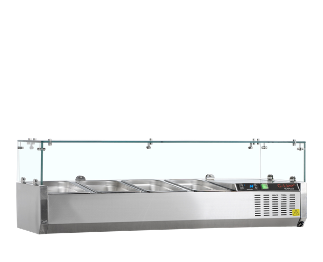 TFW-GVC33-120 Kyld toppingenhet för GN1/4-kantiner