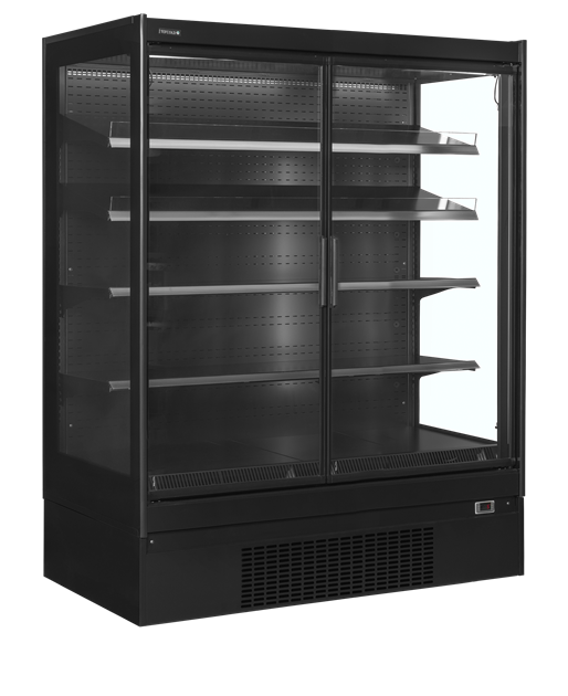 TFW-EXTRA1450CD Multideck-kyl med dörrar helt i glas och flerkopplings
