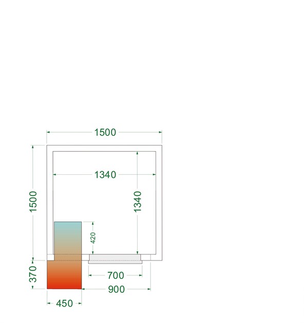 TFW-CRPF1515 Enkel, billig och effektiv lagring i kylrum