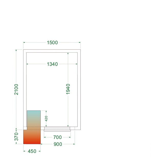 TFW-CRPF1521 Enkel, billig och effektiv lagring i kylrum