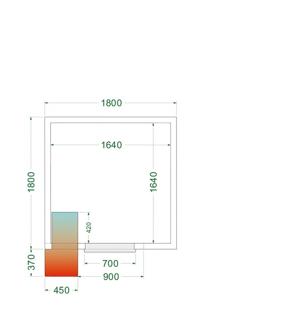 TFW-CRPF1818 Enkel, billig och effektiv lagring i kylrum