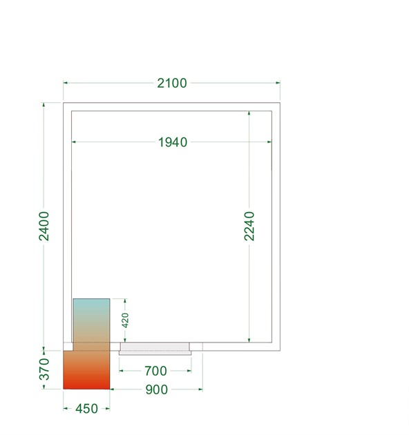 TFW-CRPF2124 Enkel, billig och effektiv lagring i kylrum