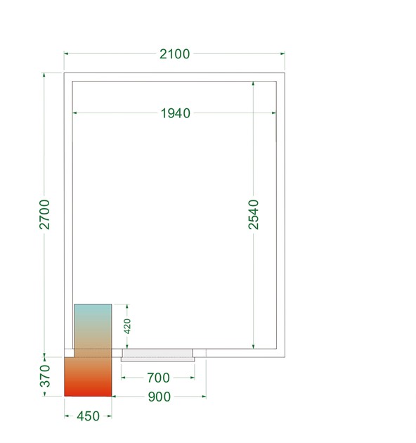 TFW-CRPF2127 Enkel, billig och effektiv lagring i kylrum