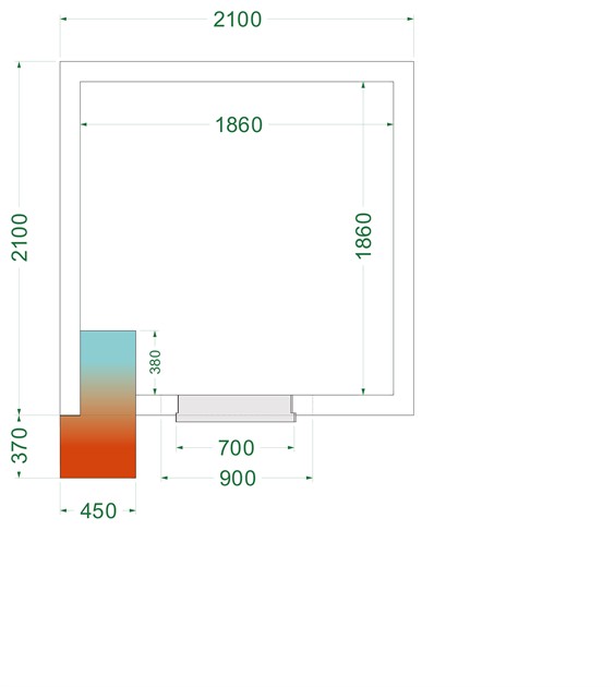 TFW-CRNF2121 Enkel, ekonomisk och effektiv förvaring i frysrum