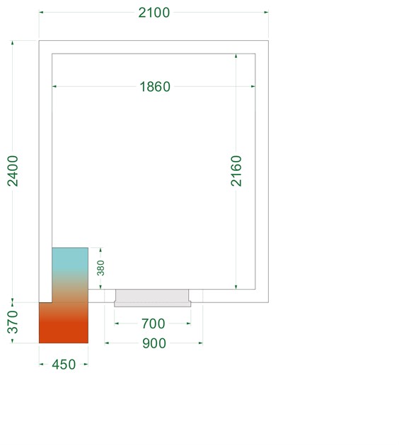 TFW-CRNF2124 Enkel, ekonomisk och effektiv förvaring i frysrum