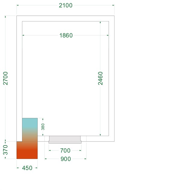 TFW-CRNF2127 Enkel, ekonomisk och effektiv förvaring i frysrum