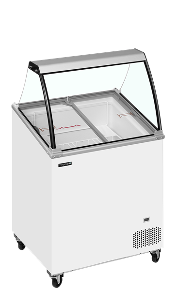 TFW-IC201SCE+SO Frys för kulglass med serveringsyta