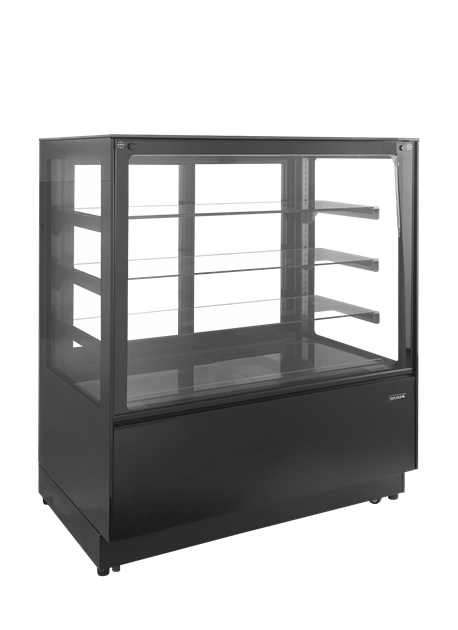 TFW-PDA3-CTF120B-1 Kyld displaydisk med front och lock i platt glas