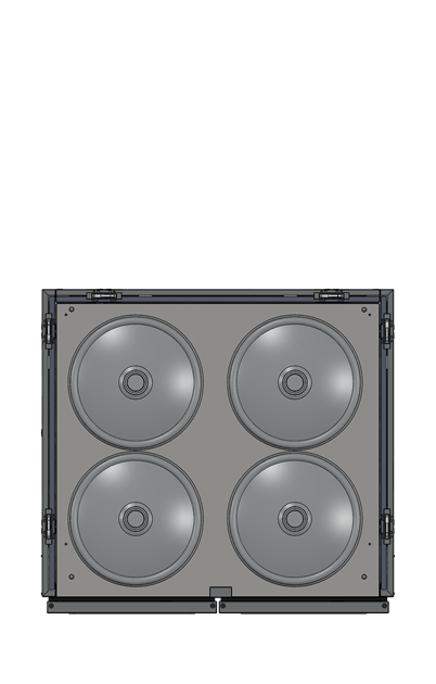 TFW-SKB-4 Högkvalitativt kylrum för fat