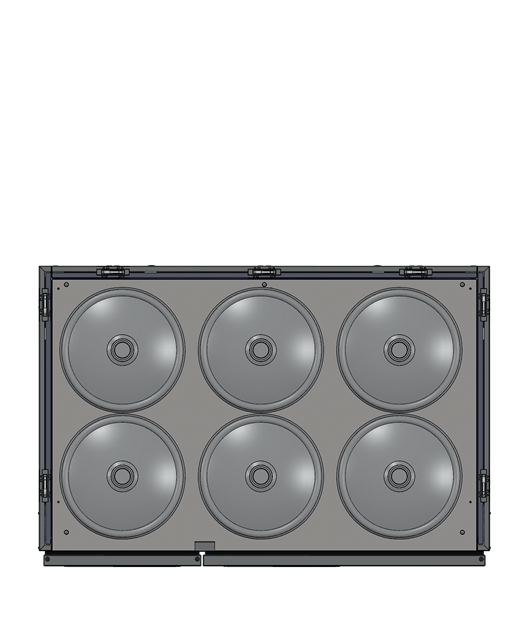 TFW-SKB-6 Högkvalitativt kylrum för fat