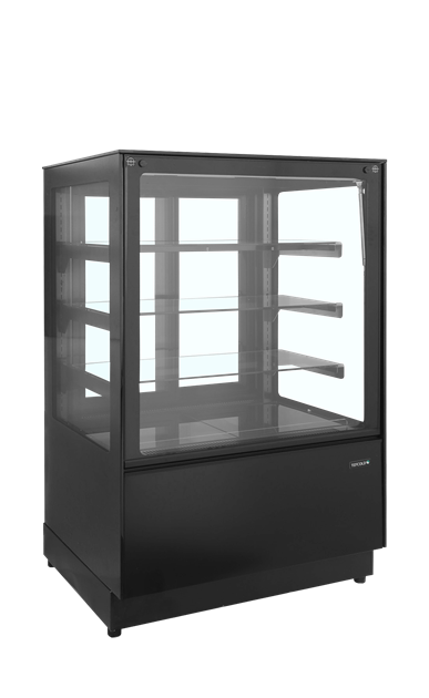 TFW-PDA3-CTF90B-1 Kyld displaydisk med front och lock i platt glas