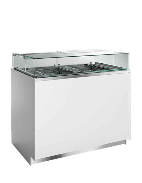 TFW-DELTA NEW Frys med dubbla temperaturer för kulglass