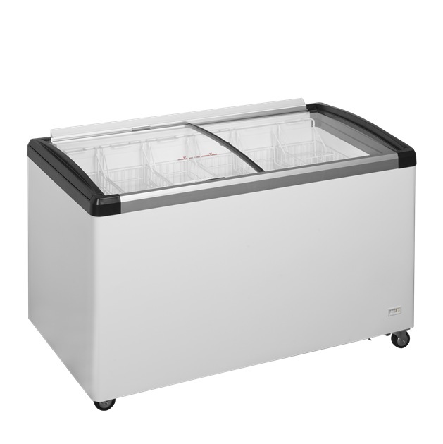 TFW-IDB400-W1 Modern glassfrys med glaslock